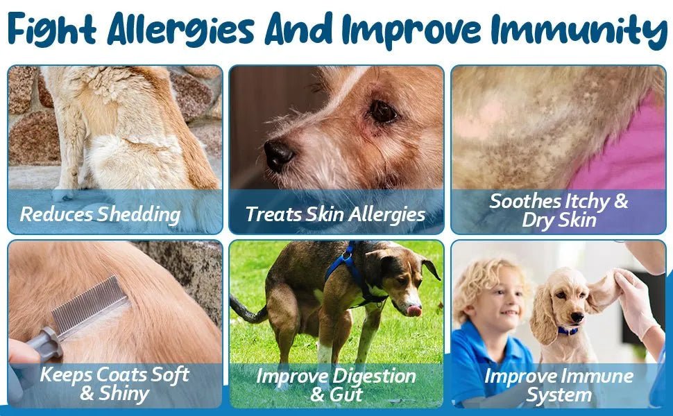 Biscoitos para alívio de alergias e comichões, para cães (30 unidades de sabor a pato), snack anticomichão - PetDoctors - Loja Online