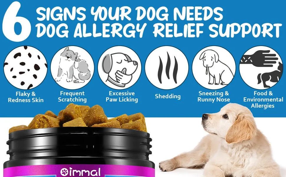 Biscoitos para alívio de alergias e comichões, para cães (30 unidades de sabor a pato), snack anticomichão - PetDoctors - Loja Online