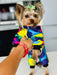 Blusão Colorido, Quente, Impermeável e com Capuz para Cães Pequenos / Médios - PetDoctors - Loja Online