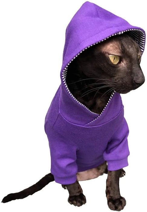 Blusão com capuz para gatos Sphynx ou outros - PetDoctors - Loja Online