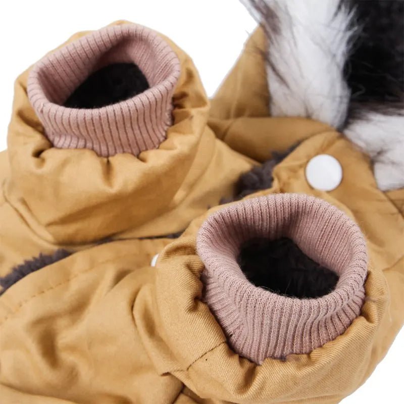 Blusão Impermeável, de Inverno, para Cães Pequenos e Médios - PetDoctors - Loja Online
