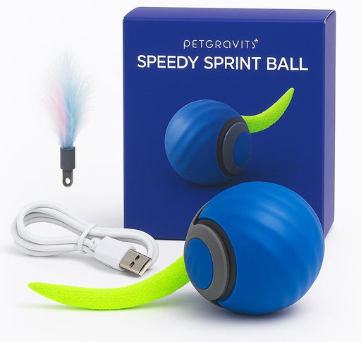 Bola / brinquedo interativo para gatos, Speedy Tail - PetDoctors - Loja Online