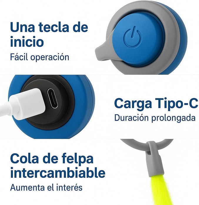 Bola / brinquedo interativo para gatos, Speedy Tail - PetDoctors - Loja Online