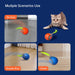 Bola Inteligente Interativa para Gatos com Cauda, Exercício Garantido, Bola Ativada por Movimento e Recarregável via USB - PetDoctors - Loja Online