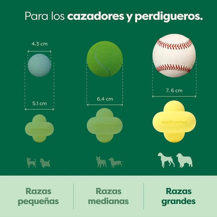 Bola para cão, brinquedo interativo para raças pequenas, médias e grandes, fabricado com borracha natural, uso interior e exterior - PetDoctors - Loja Online