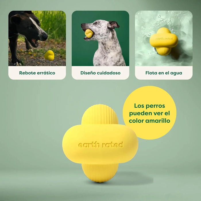 Bola para cão, brinquedo interativo para raças pequenas, médias e grandes, fabricado com borracha natural, uso interior e exterior - PetDoctors - Loja Online