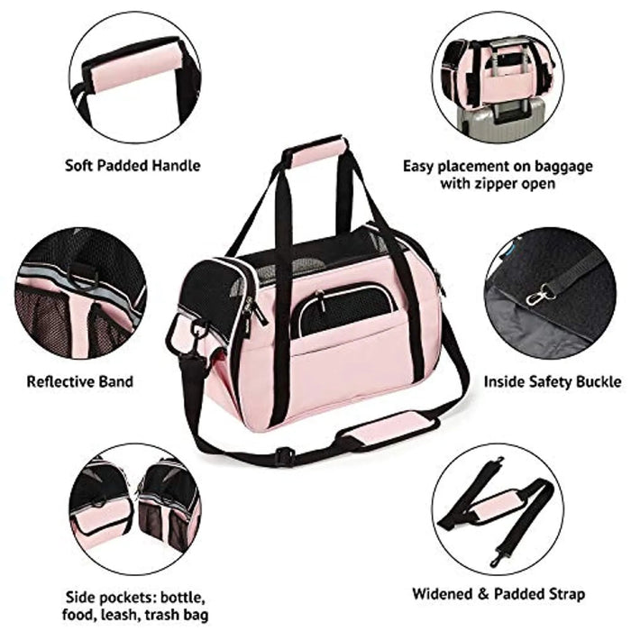 Bolsa de ombro / Transportadora para cães e gatos, em malha respirável (2 tamanhos) - PetDoctors - Loja Online