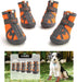 Botas para Cães, Respiráveis, com tiras refletoras, sola macia antiderrapante - PetDoctors - Loja Online