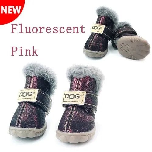 Botinhas de inverno impermeáveis para o seu cão (4 botas) - PetDoctors - Loja Online