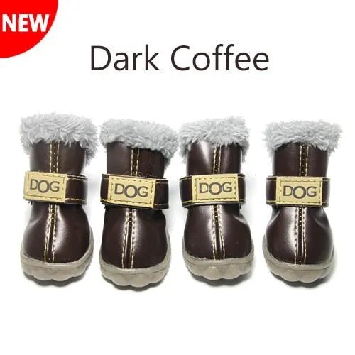 Botinhas de inverno impermeáveis para o seu cão (4 botas) - PetDoctors - Loja Online