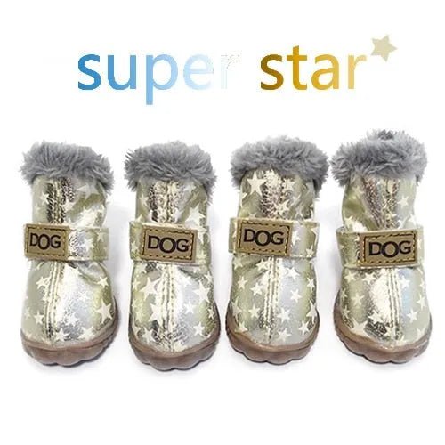 Botinhas de inverno impermeáveis para o seu cão (4 botas) - PetDoctors - Loja Online