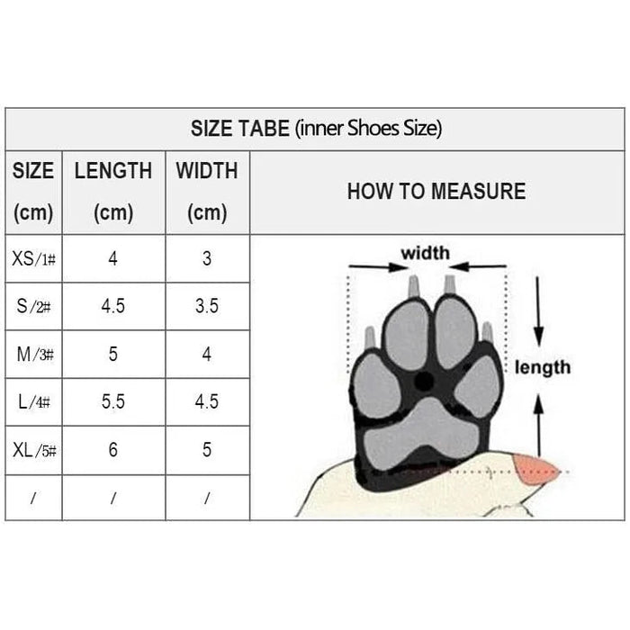 Botinhas de inverno impermeáveis para o seu cão (4 botas) - PetDoctors - Loja Online