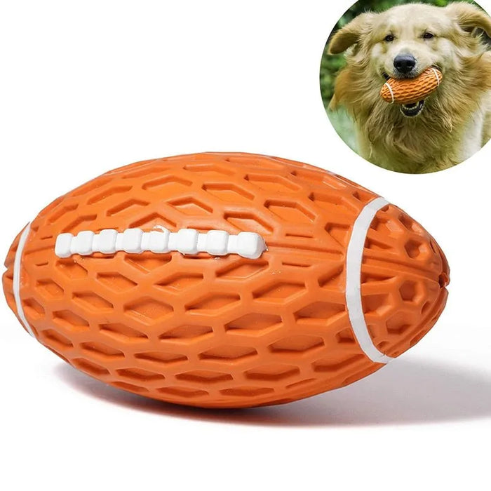 Brinquedo "Bola de Râguebi" Durável e Flutuante para Cães - PetDoctors - Loja Online