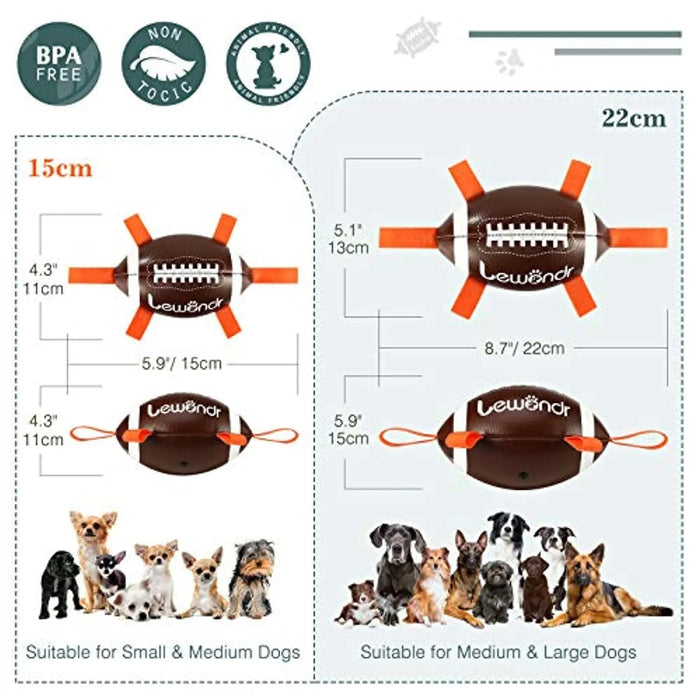 Brinquedo / Bola de Rugby para Cães - PetDoctors - Loja Online