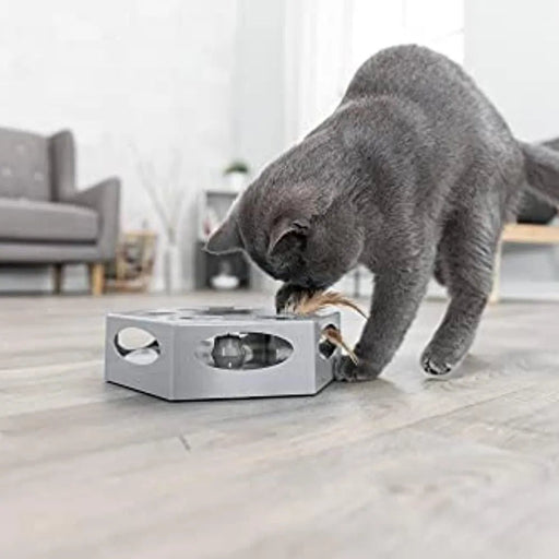 Brinquedo com Pena "Saltitante" para Gatos da Trixie - PetDoctors - Loja Online
