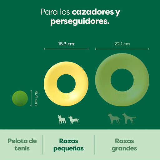 Brinquedo de disco voador para cães, brinquedo interativo de prato voador para cães adultos e cachorros - PetDoctors - Loja Online
