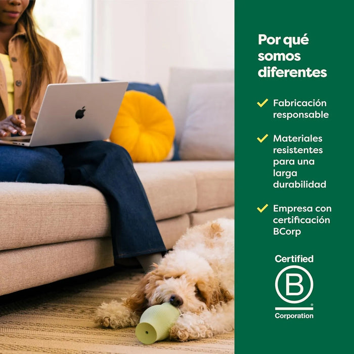 Brinquedo dispensador de guloseimas para cães, brinquedo de enriquecimento para cães adultos e cachorros, adequado para máquina de lavar louça e congelador - PetDoctors - Loja Online