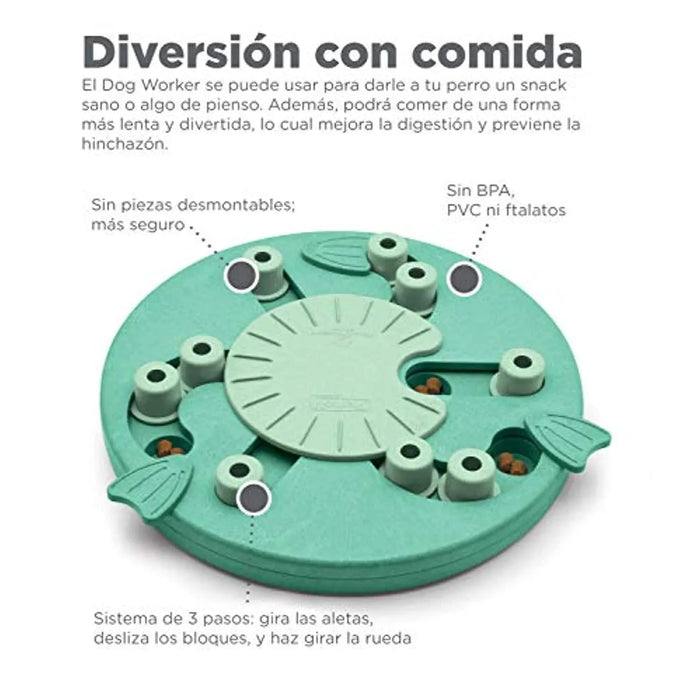 Brinquedo Dispensador Interactivo de recompensas / Comedouro Lento - Nina Ottosson - PetDoctors - Loja Online