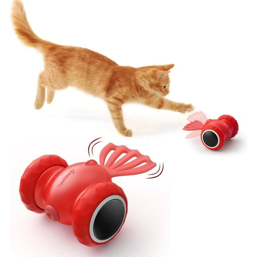 Brinquedo interativo para gatos, brinquedo elétrico com várias ações flexíveis, recarregável por USB - PetDoctors - Loja Online