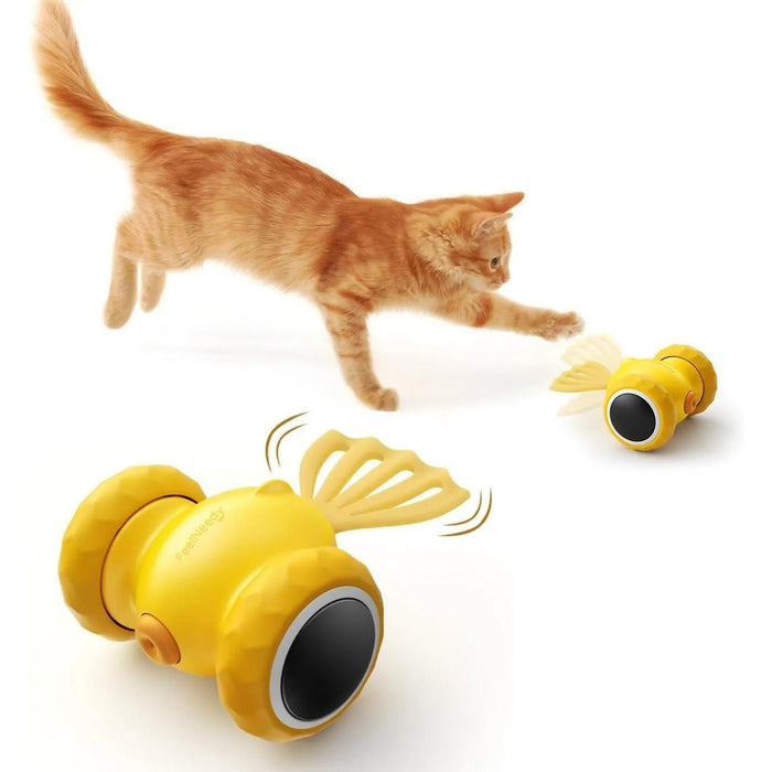 Brinquedo interativo para gatos, brinquedo elétrico com várias ações flexíveis, recarregável por USB - PetDoctors - Loja Online