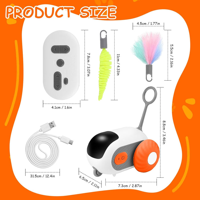 Brinquedo Interativo para Gatos, com comando à distância, 2 Modos - PetDoctors - Loja Online