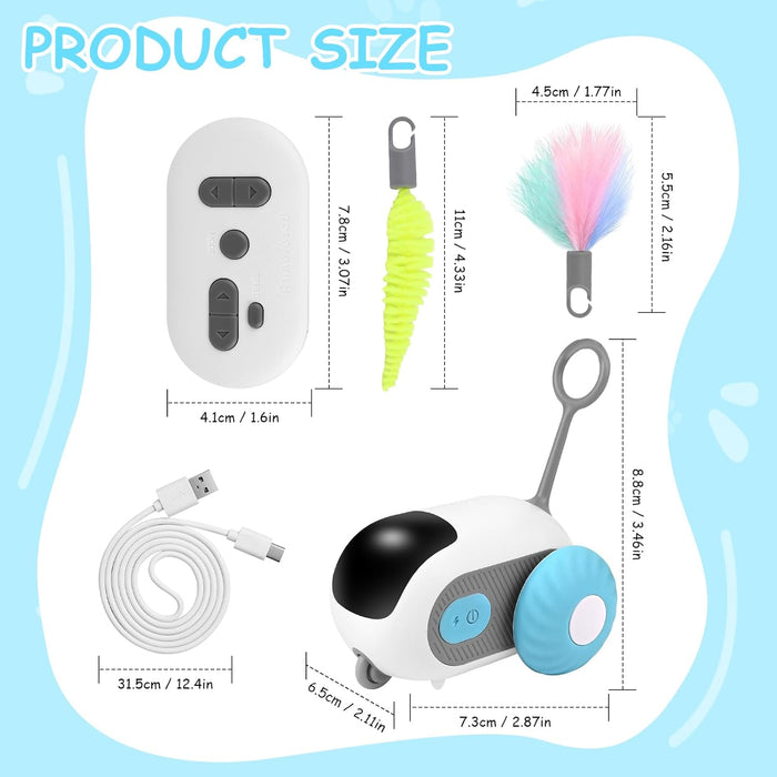 Brinquedo Interativo para Gatos, com comando à distância, 2 Modos - PetDoctors - Loja Online