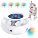 Brinquedo Interativo para Gatos - Elétrico - Giratório 360° - 2 em 1: com molas de extensão aleatórias e bola orbital - PetDoctors - Loja Online