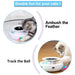 Brinquedo Interativo para Gatos - Elétrico - Giratório 360° - 2 em 1: com molas de extensão aleatórias e bola orbital - PetDoctors - Loja Online