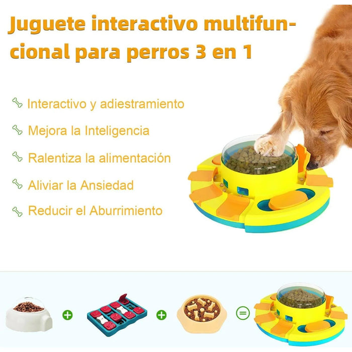 Brinquedo Interativo quebra - cabeças para cão com 2 níveis de dificuldade - PetDoctors - Loja Online