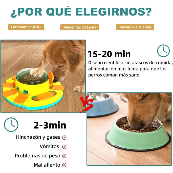 Brinquedo Interativo quebra - cabeças para cão com 2 níveis de dificuldade - PetDoctors - Loja Online