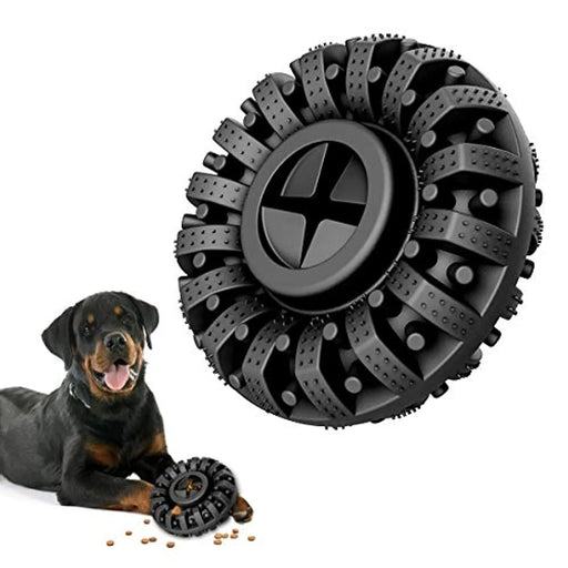 Brinquedo "Pneu" Resistente, Dispensador de Biscoitos, Limpador de dentes para Cães Grandes e Médios - PetDoctors - Loja Online