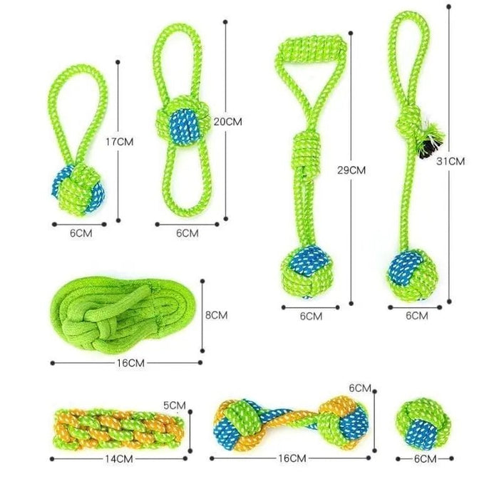 Brinquedos Ecológicos em corda de algodão, para cães - PetDoctors - Loja Online