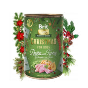 Brit Care Dog Christmas Meal - Coelho com perú, abóbora e ervilhas (latinha de 400g) - PetDoctors - Loja Online