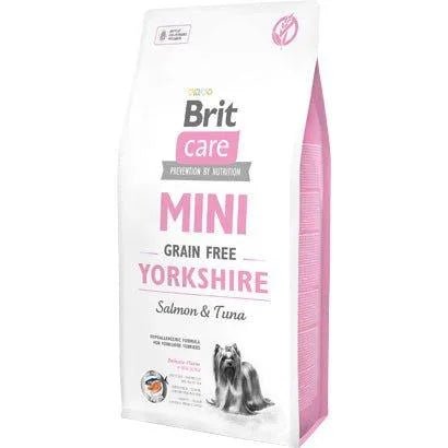 Brit Care Dog Mini Yorkshire Grain - free | Salmon & Tuna | 400 Gramas | 2 Kg | Para Yorkshire Terriers - PetDoctors - Loja Online