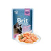 Brit Premium by Nature Cat Delicate Fillets in Gravy with Salmon for Sterilized | Wet (Conjunto 6 Saquetas 85 gramas) | 6 x 85 g - PetDoctors - Loja Online