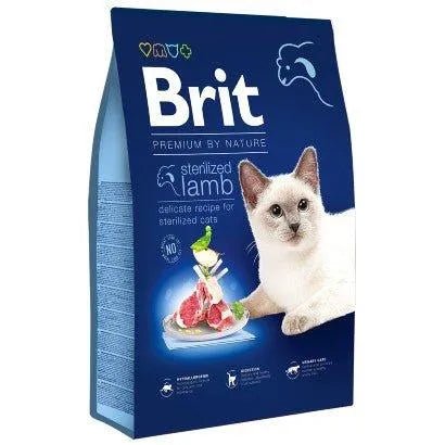 Brit Premium by Nature Cat Sterilized Lamb - PetDoctors - Loja Online