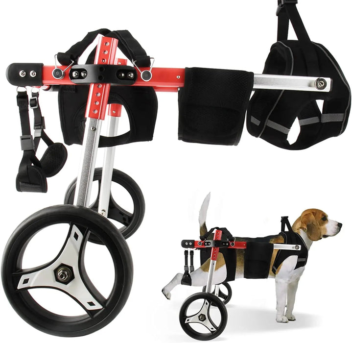 Cadeira de Rodas / Andarilho para Cães, Ajustável, para pernas traseiras incapacitadas - PetDoctors - Loja Online
