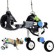 Cadeira de rodas para cães / cadeira de rodas ajustável, ajuda animais pequenos com pernas traseiras paralisadas a restaurar a mobilidade 2 cores (XS branco) - PetDoctors - Loja Online