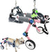 Cadeira de rodas para cães / cadeira de rodas ajustável, ajuda animais pequenos com pernas traseiras paralisadas a restaurar a mobilidade 2 cores (XS branco) - PetDoctors - Loja Online