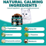 Calmante Mastigável para gatos, macios e puros, para a ansiedade, alívio do stress, sabor de frango (200 gr, 200 comprimidos) - PetDoctors - Loja Online