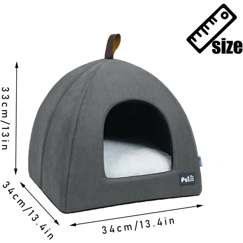 Cama / Caverna para gatos, cama macia para gatinho (33 x 33 x 32 cm) - PetDoctors - Loja Online
