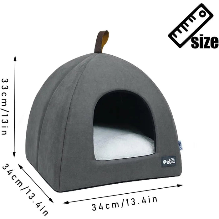 Cama / Caverna para gatos, cama macia para gatinho (33 x 33 x 32 cm) - PetDoctors - Loja Online