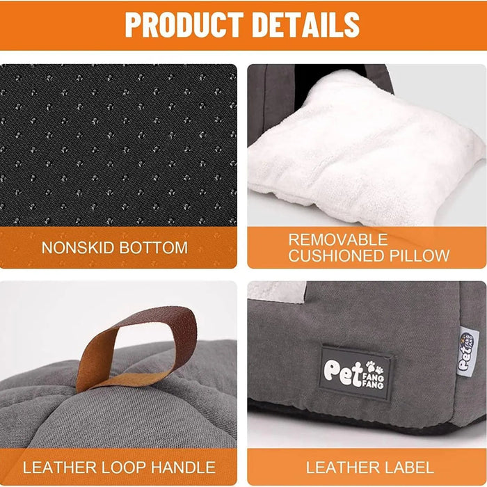 Cama / Caverna para gatos, cama macia para gatinho (33 x 33 x 32 cm) - PetDoctors - Loja Online
