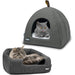 Cama / Caverna para gatos, cama macia para gatinho (33 x 33 x 32 cm) - PetDoctors - Loja Online