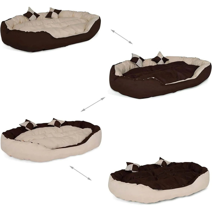 Cama de Luxo, lavável, para cães (em tecido Oxford) - PetDoctors - Loja Online