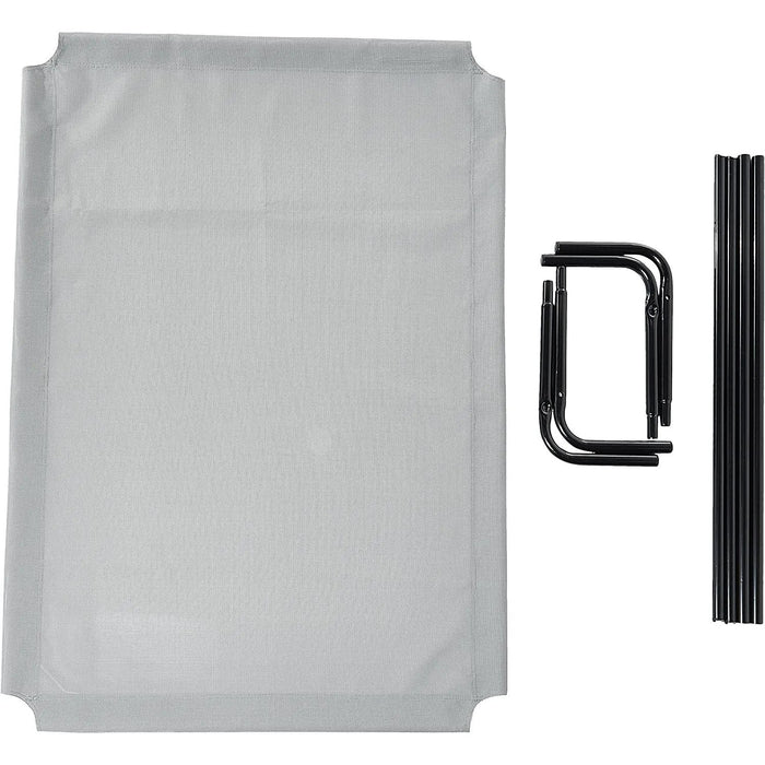 Cama elevada transpirável para Cães, extra - grande (153 x 94 x 23 cm), Cinzenta - PetDoctors - Loja Online