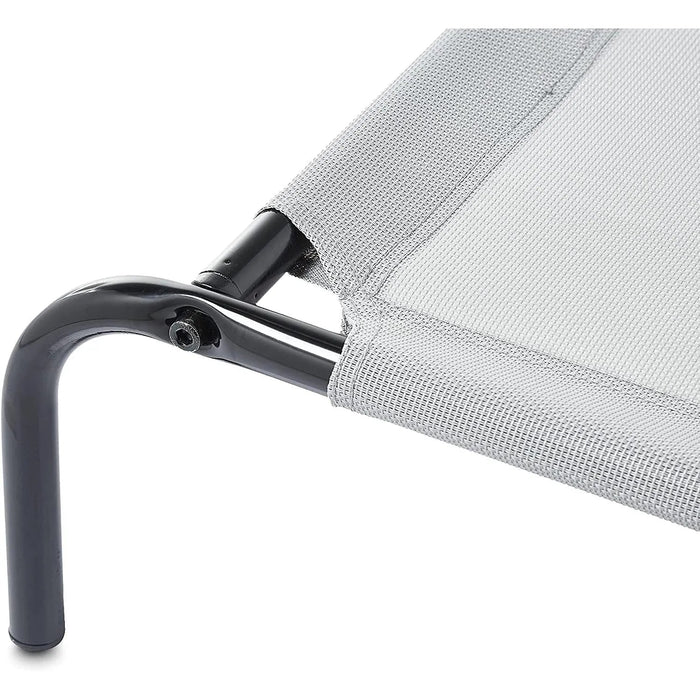 Cama elevada transpirável para Cães, extra - grande (153 x 94 x 23 cm), Cinzenta - PetDoctors - Loja Online