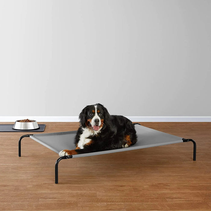 Cama elevada transpirável para Cães, extra - grande (153 x 94 x 23 cm), Cinzenta - PetDoctors - Loja Online