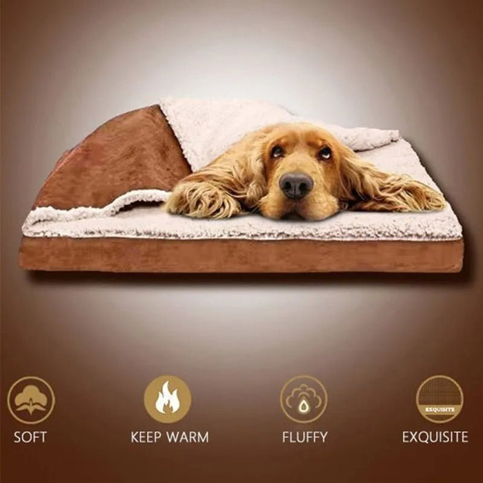 Cama Fôfa, Confortável e Quente com Manta - PetDoctors - Loja Online