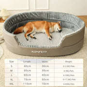 Cama Grande, Acolchoada, Lavável, para Cães de Raças Médias e Grandes - PetDoctors - Loja Online